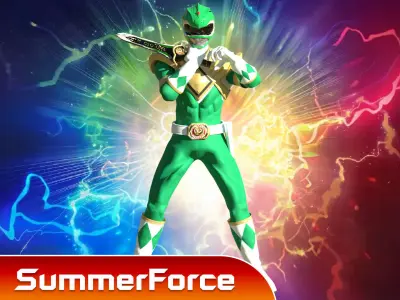 Green Ranger - Mighty Morphin Power Ranger 3D model