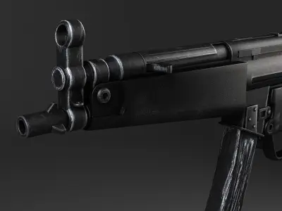 MP5A5 gun 3D model