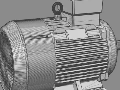 Electric motor 3D model