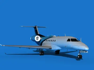 Embraer Praetor 600 V10 3D model