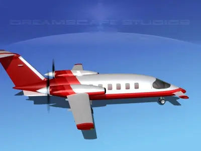 Piaggio Avanti P180 V20 3D model