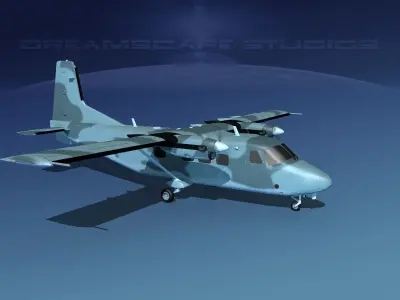 Harbin Y-12 II Military 1 3D model