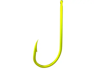 Fishing Hook v1 005 Low-poly 3D model