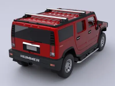 Hummer H2 3D model