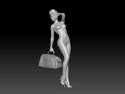 PIN UP NURSE 6 3D print model