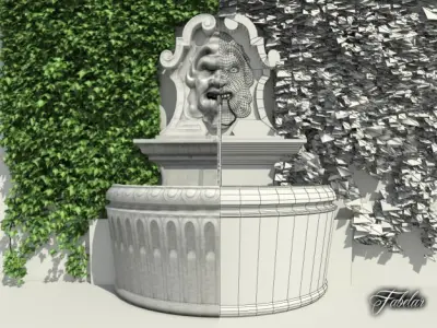 Fountain 09 3D model