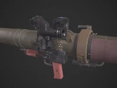  RPG-29 Vampir Low-poly 3D model