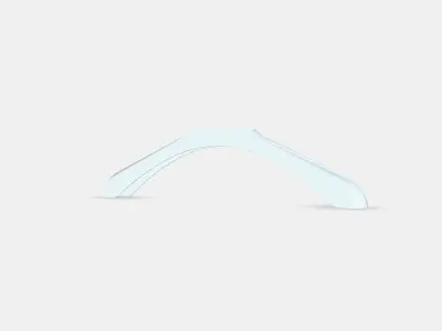 BUMERANG Shoulder shaper for hanger Low-poly 3D model