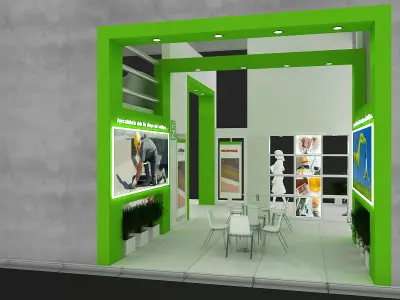 Exhibition Stand - ST0045 3D model