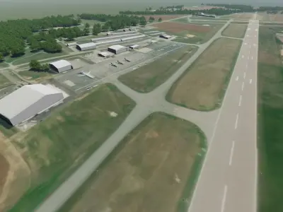 Monroe County Airport 3D model