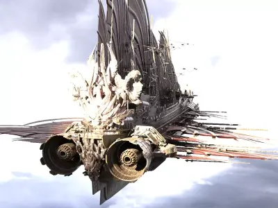 Dragon Royal Bloodlines Airship 3D model