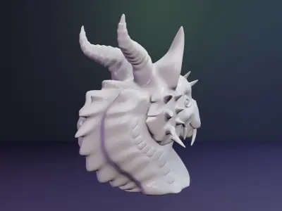 Dragon Bust 3D model