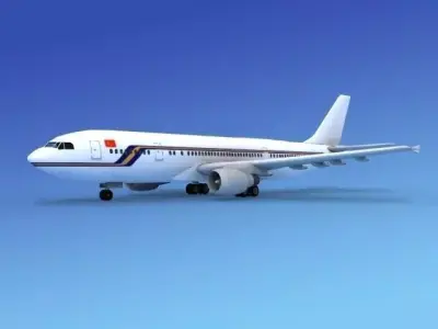 Airbus A300 Air Charter Intl 2 3D model