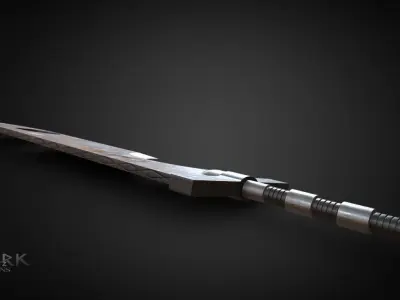 Kubikiribocho Naruto Low-poly 3D model