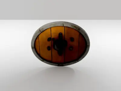 Fantasy Shield Premium 3D Model 3D model