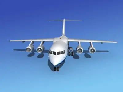 BAe 146-100 TABB 3D model
