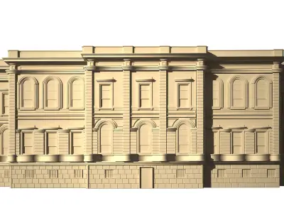 Macka Military Police Station Historical Building  3D model