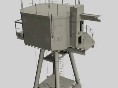 Maunsell Forts 3D model