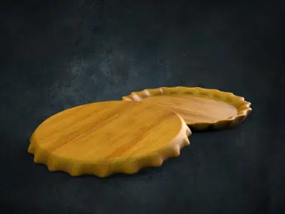 Bottle Opener Serving Tray Cnc Router File 3D print model