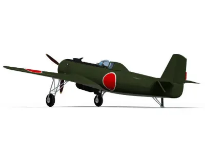 Nakajima Ki-115 Tsurugi 3D model