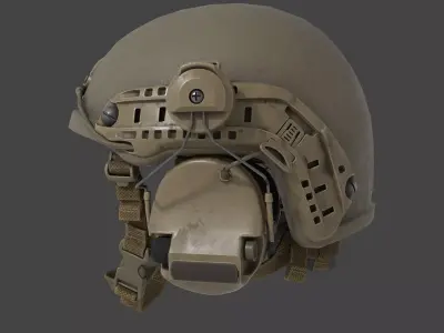 Tactical helmet Ops-Core Low-poly 3D model