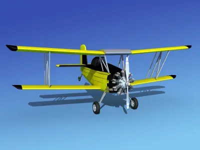 Grumman G-164 AgCat V06 3D model