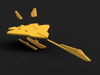 Sukhoi Su-57 kit card Free 3D print model