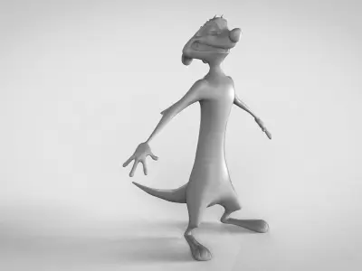 timon cartoon character Free 3D model