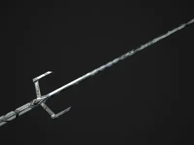 Fantazy Sword Melee Weapon Low-poly 3D model
