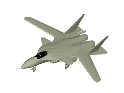 Sukhoi Su-47 3D model