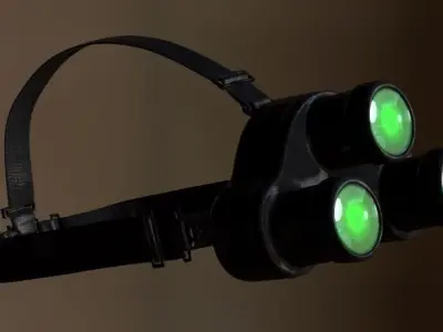 Night vision goggles FREE Free low-poly 3D model