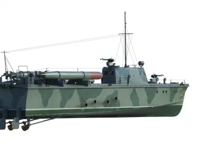 D3 soviet motor torpedo boat 3D model