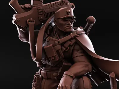 Jungle Fighters - Officer of the Imperial Force 3D print model
