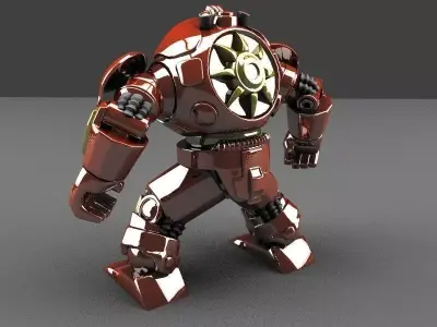 Buster Armor 3D model