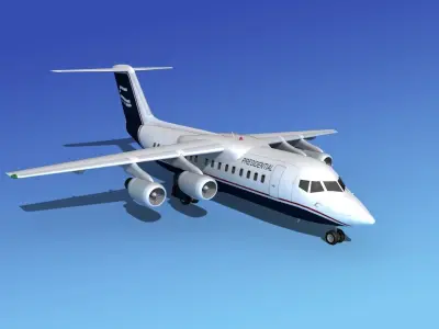 BAe 146-200 Presidential 3D model