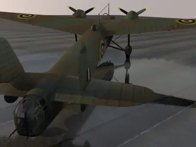 Handley Page HP-54 Harrow Mk-2 3D model