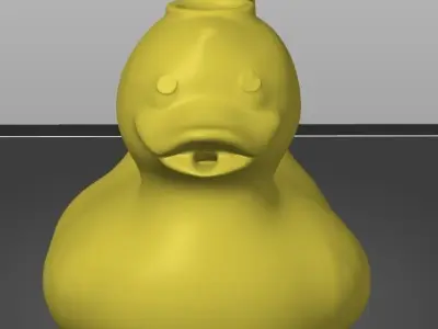ducky watering can 3D print model