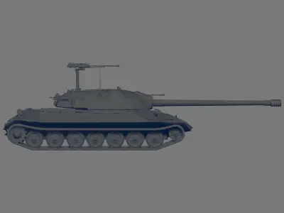 IS 7 Tank 3D model