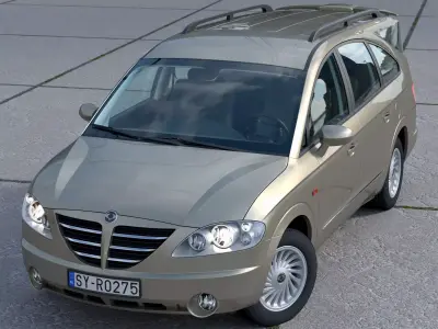 Ssangyong Rodius 2010 Free 3D model
