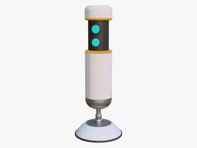 SciFi Security Pillar M1 3D model