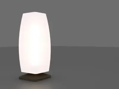 Minimalistic Table Lamp Free low-poly 3D model