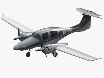 Diamond DA62 3D model