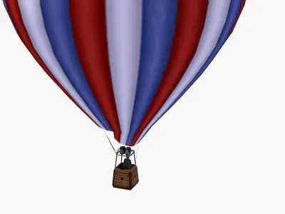 Hot Air Sports Balloon 3D model