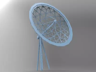 Satellite Dish Base 2 3D model