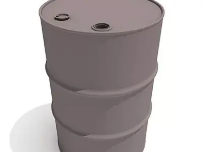 Classic Oil Barrel Free 3D model