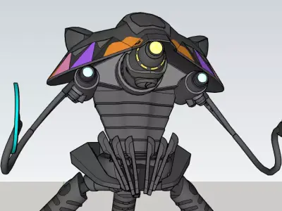 TRIPOD from War of the Worlds 2005 Free low-poly 3D model