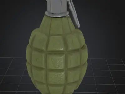 Weapons  Low-poly 3D model