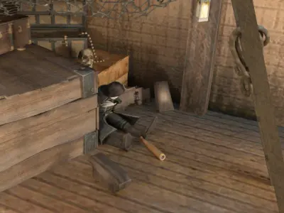 Warehouse piate ship 3D model