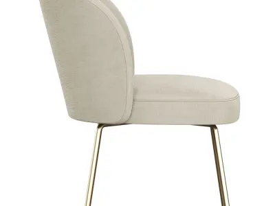 Greer Upholstered Dining Chair 3D model