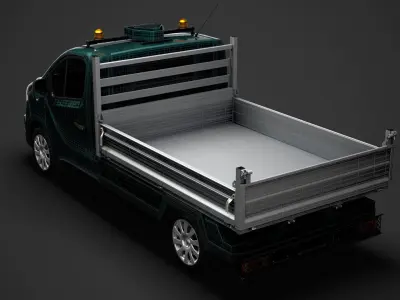 Vauxhall Vivaro Tipper 2014 3D model